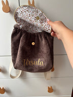 Sac à dos enfant - rabat velours