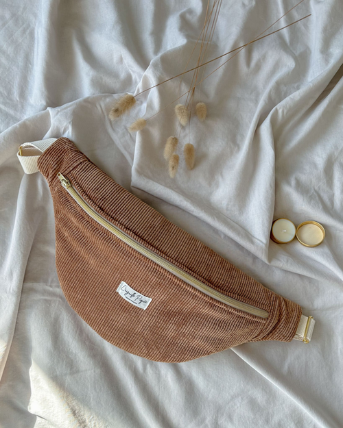 Banane velours côtelé unie