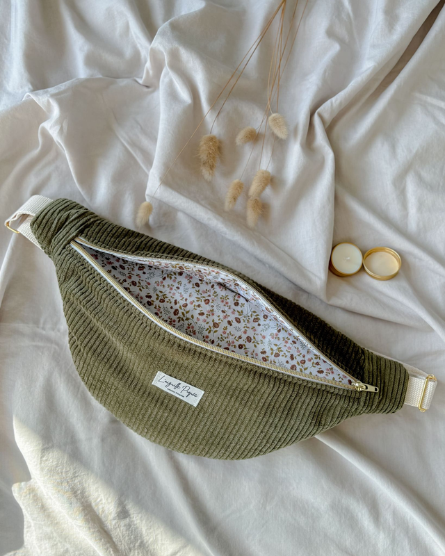 Banane velours côtelé unie